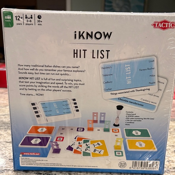 NEW! iKNOW Hit List Game - Picture 2 of 2